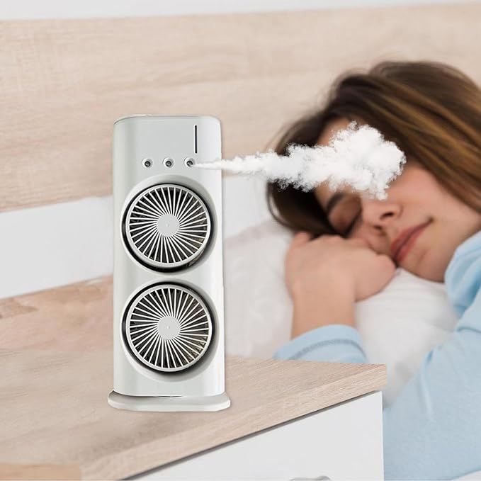 Double Ended Spray Fan — Stay Cool Anywhere in UAE Heat ❄️