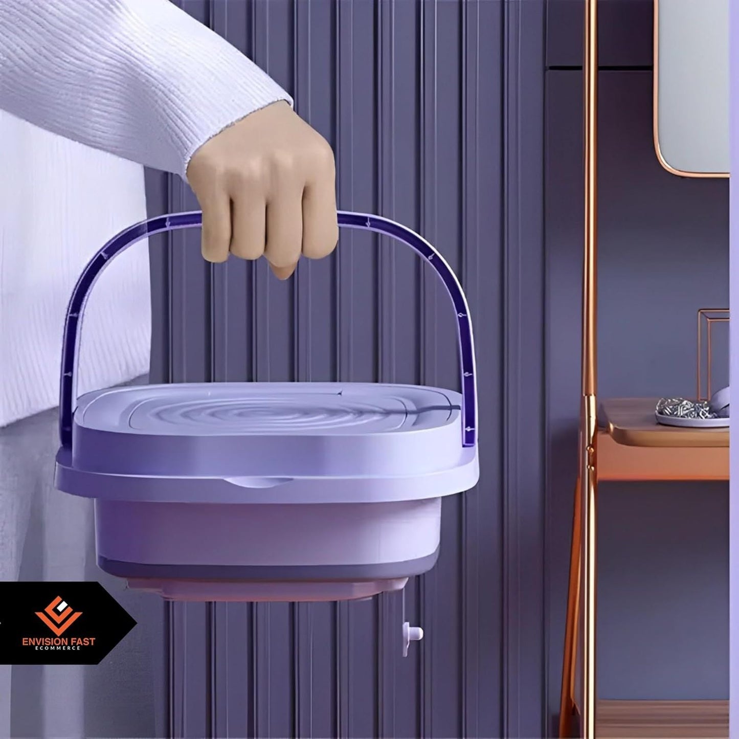 Foldable Washing Machine with Dryer – Quick, Easy, and Portable